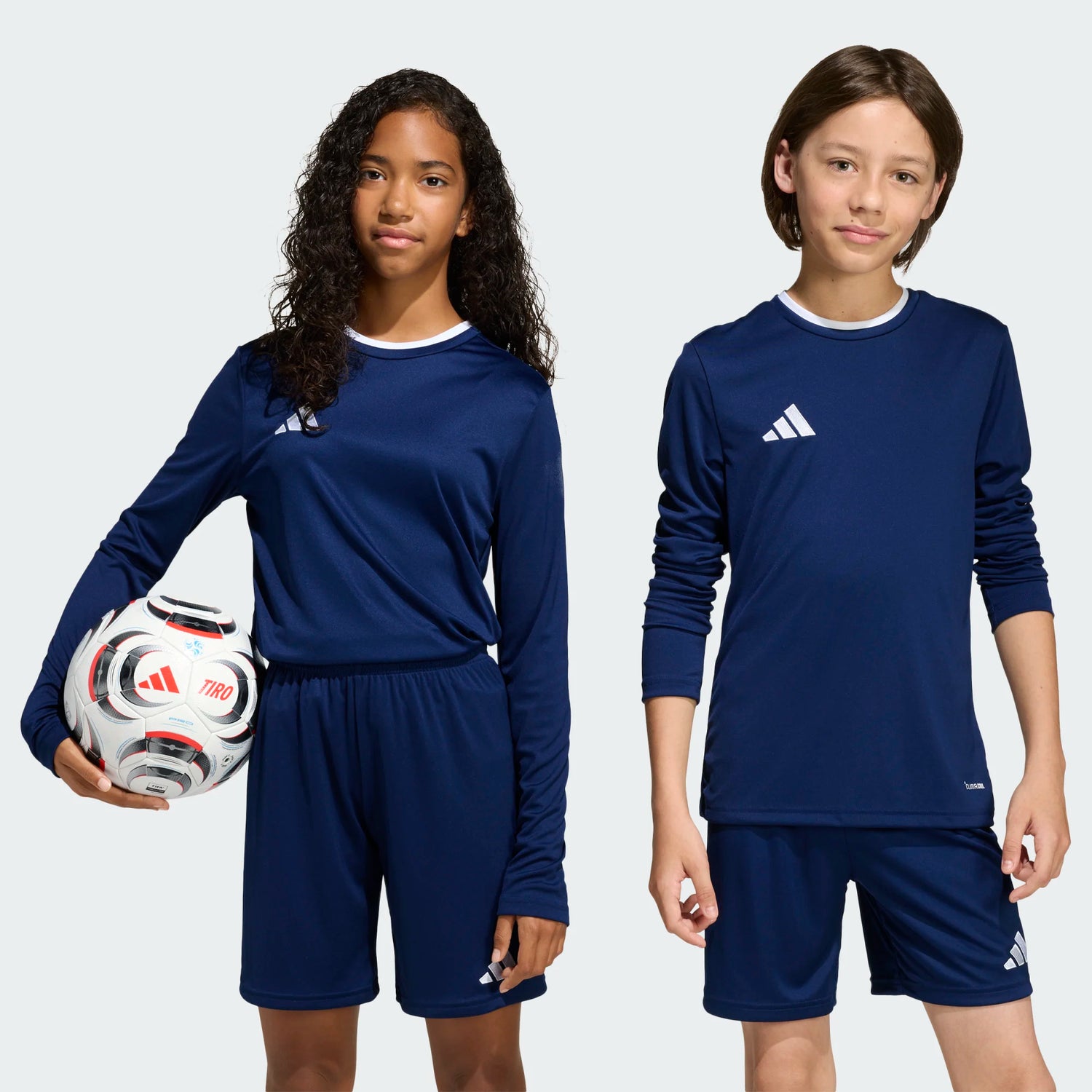 adidas Youth Entrada 26 Long Sleeve Soccer Jersey Soccer Uniforms & Apparel All