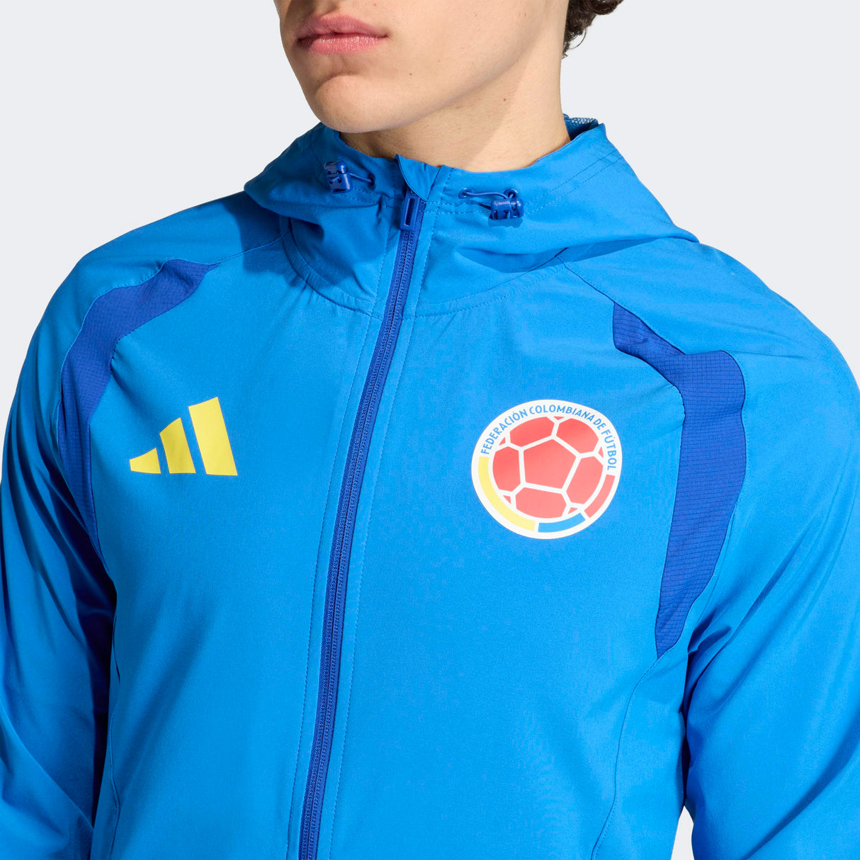 adidas Men's Colombia Tiro Travel Full Zip Windbreaker-5