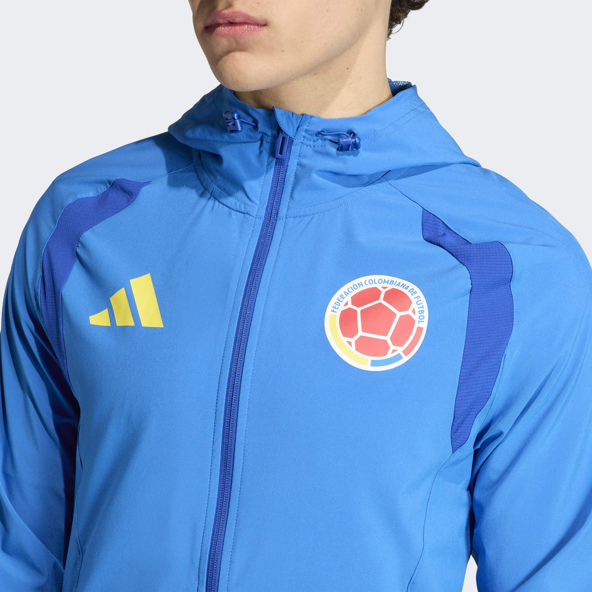 adidas Men's Colombia Tiro Travel Full Zip Windbreaker-5