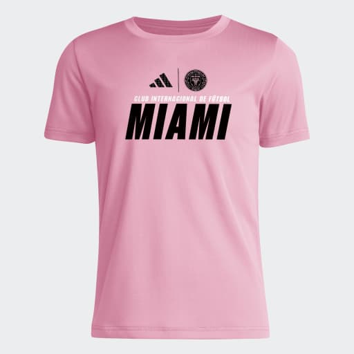 adidas Youth Miami Pre Game T-Shirt Youth Apparel Shirts & Tops