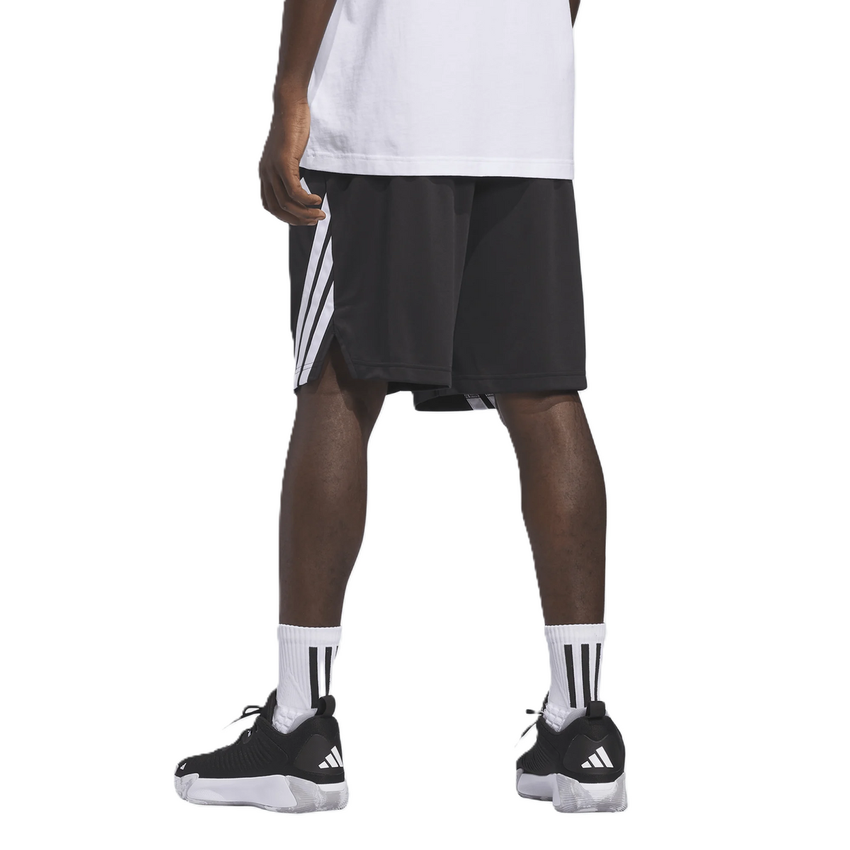 adidas Men's Legends 3-Stripes Basketball Shorts Basketball Shorts Adult