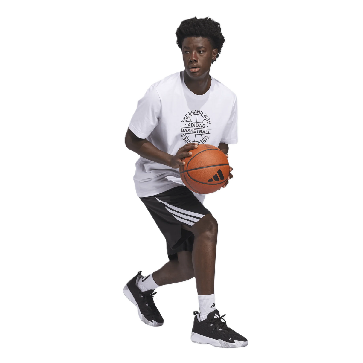 adidas Men's Legends 3-Stripes Basketball Shorts Basketball Shorts Adult