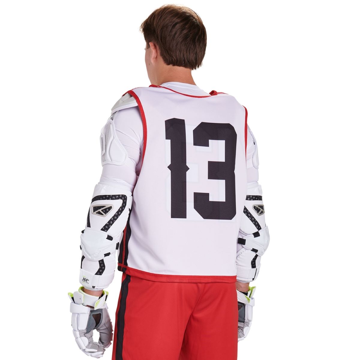 Custom Single-Play Reversible Pinnie Team Lacrosse Jerseys