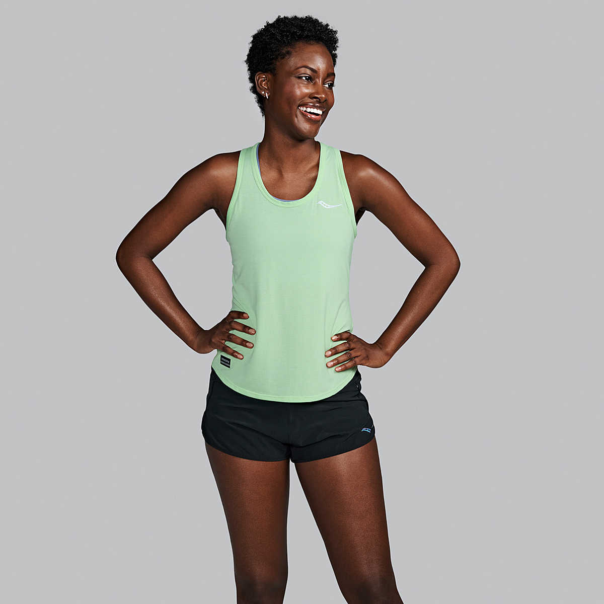 Saucony Women's Stopwatch Singlet SAW800482 Womens Apparel Shirts & Tops