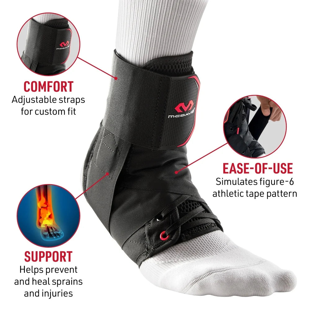 McDavid Level 3 Ankle Brace with Straps Unisex Accessories Health & Wellness