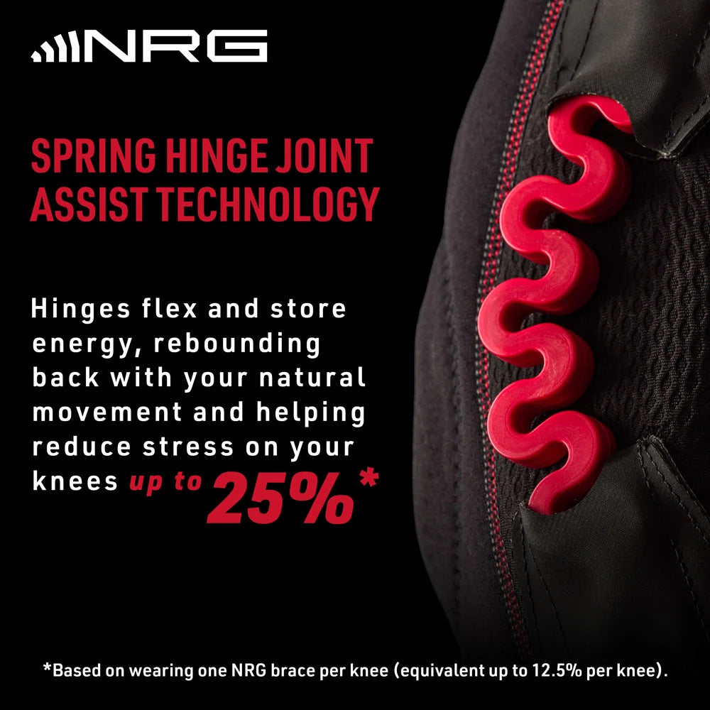 McDavid NRG Knee Brace with Spring Hinge Unisex Accessories Health & Wellness