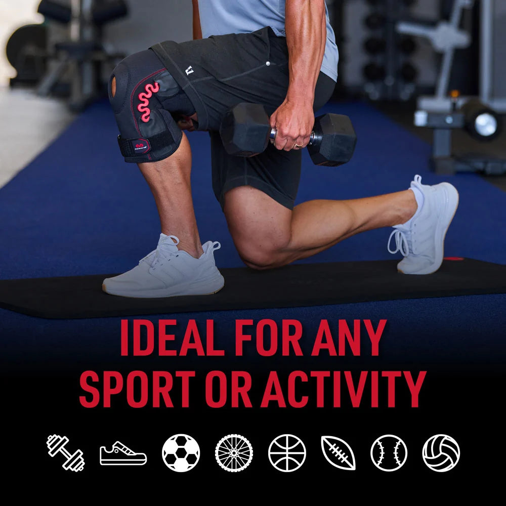 McDavid NRG Knee Brace with Spring Hinge Unisex Accessories Health & Wellness