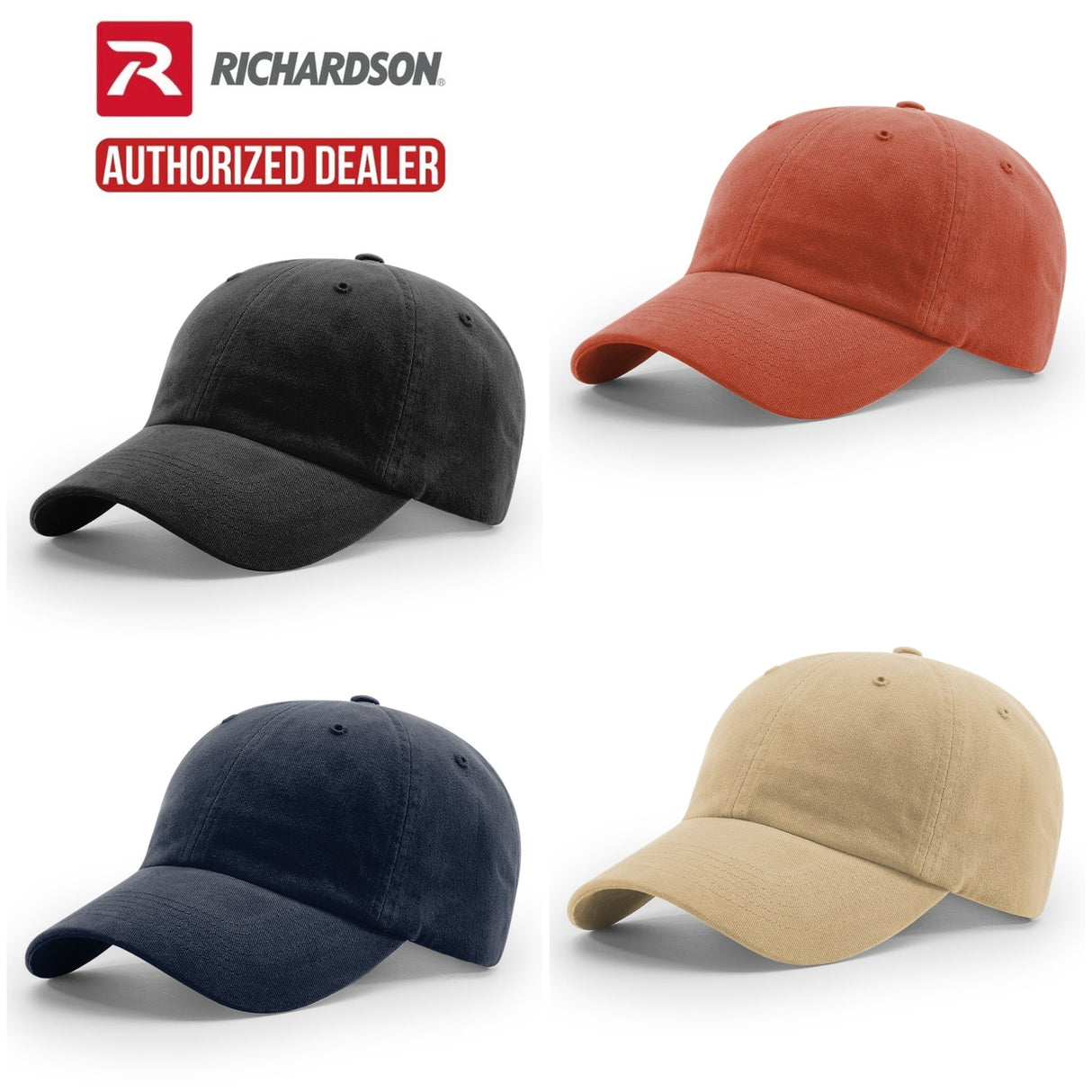 Richardson 380 Garment Dyed Chino Twill Hat Unisex Accessories Hats & Caps