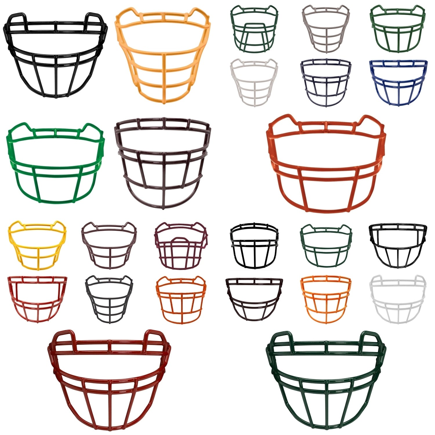 Schutt Adult Football Helmet Facemasks All Styles SV Football Facemasks Adult