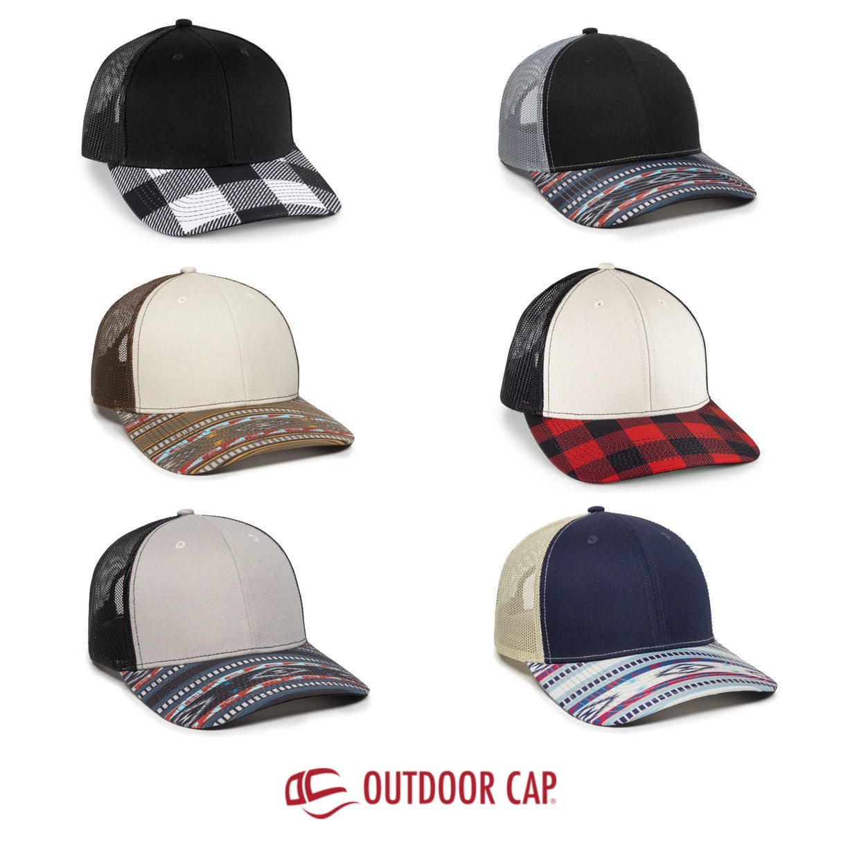 Outdoor Cap OC771P Structured Trucker Hat