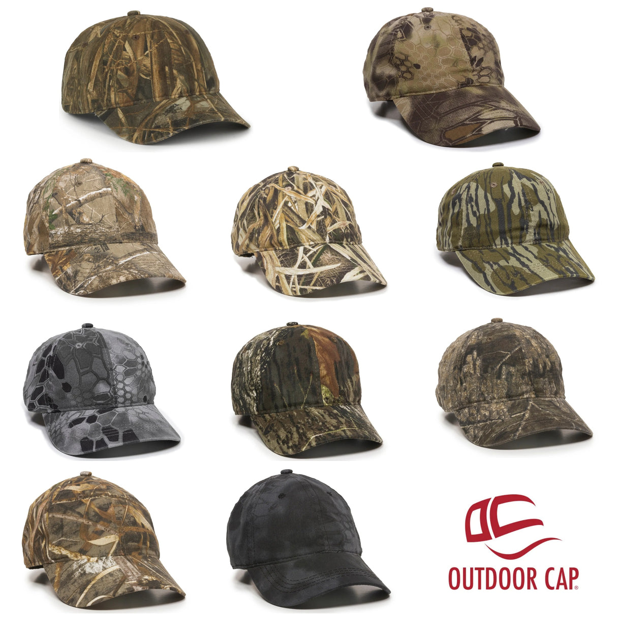 Outdoor Cap CGW-115-00 Unstructured Solid Back Hat