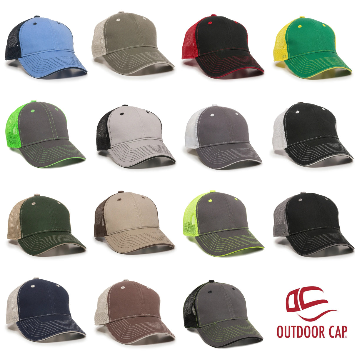 Outdoor Cap GWT-101M Structured Trucker Hat
