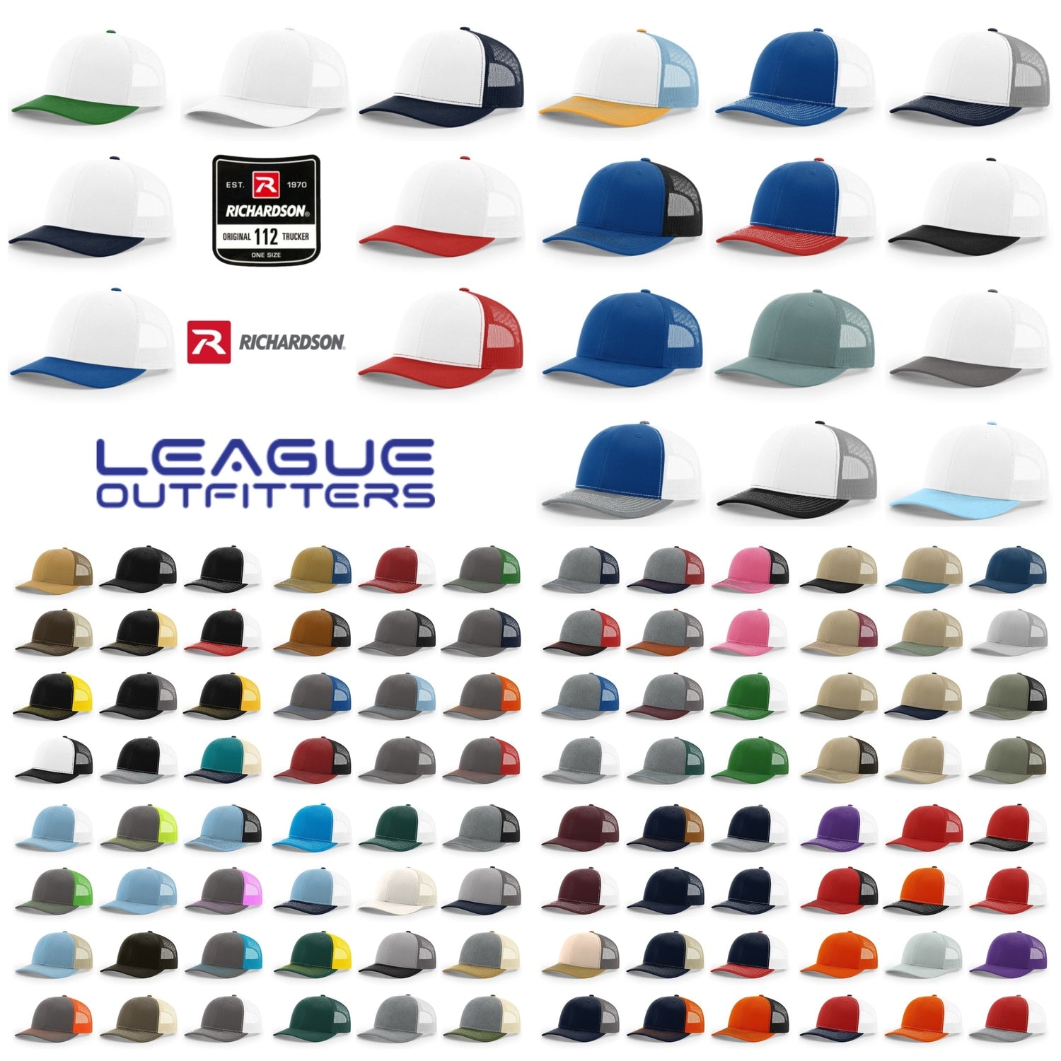 Richardson 112 Trucker Hat Unisex Accessories Hats & Caps