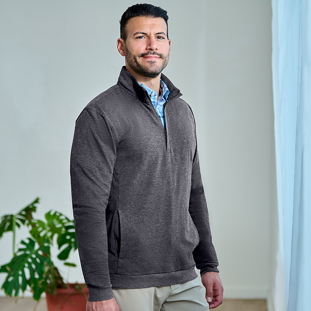 Nautica Men's Explorer 1/2 Zip Fleece n18090 Mens Apparel Sweatshirts & Fleece