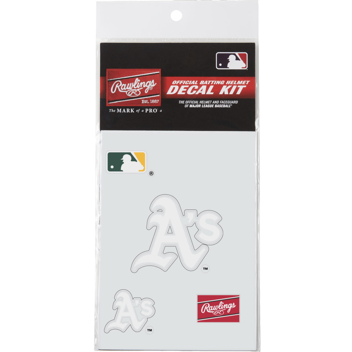 Rawlings MLB Decal Kit Baseball Batting Helmet