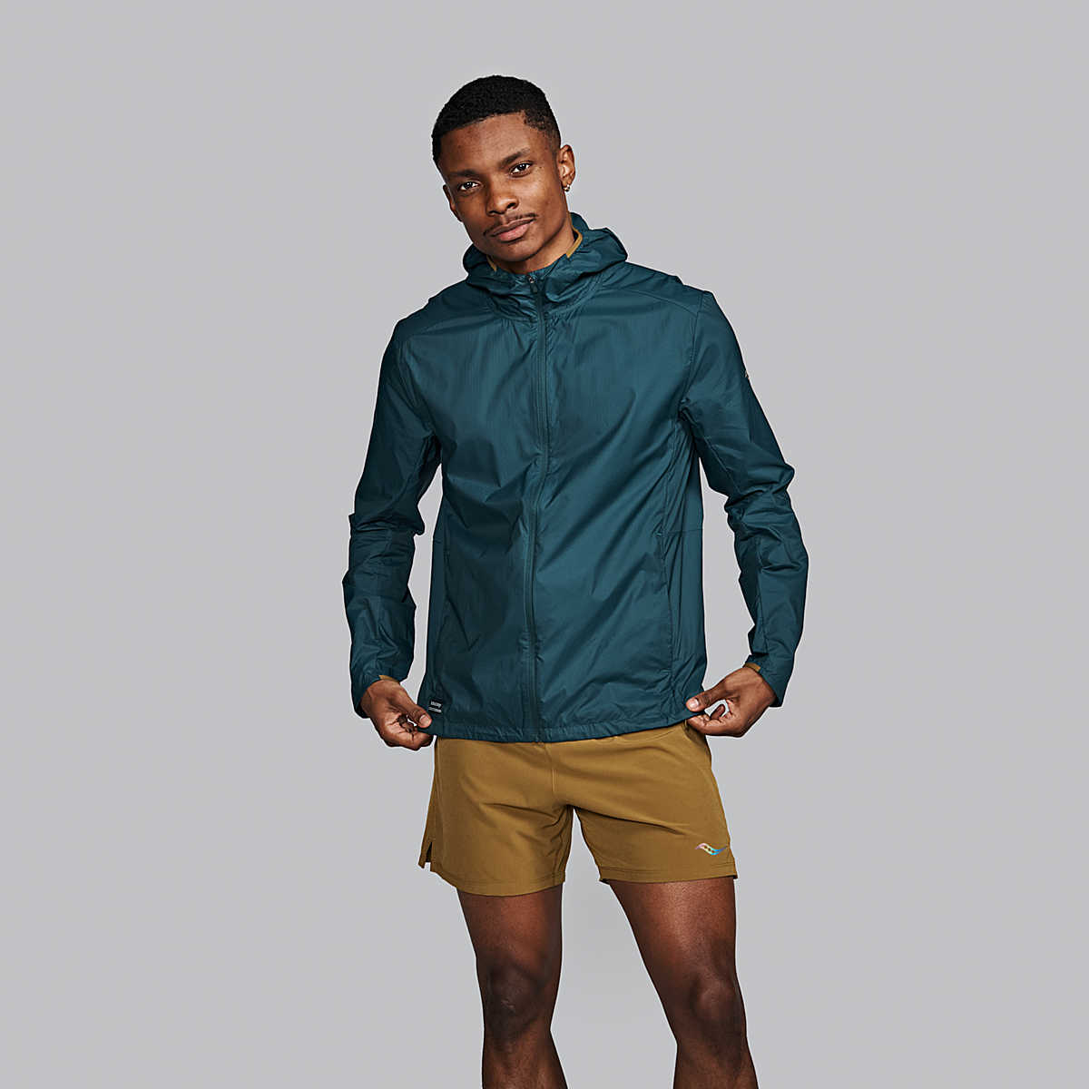 Saucony Men's Peregrine Packaway Jacket SAM800373 Mens Apparel Jackets & Vests