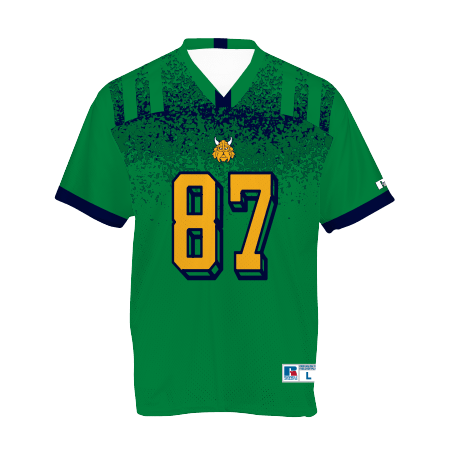 Russell Youth Freestyle Sublimated Flag Football Football Jersey Team Football Jerseys