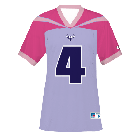 Russell Ladies Freestyle Sublimated Flag Football Jersey Team Football Jerseys