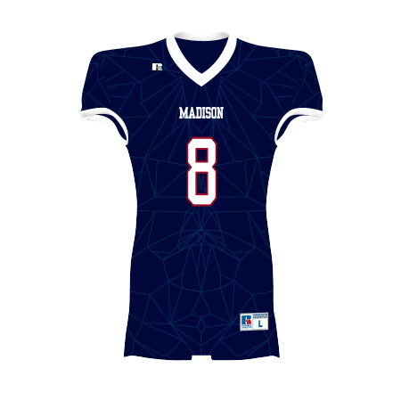 Russell Youth Freestyle Sublimated Lightweight Reversible Football Jersey Team Football Jerseys