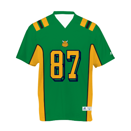 Russell Youth Freestyle Sublimated Flag Football Football Jersey Team Football Jerseys