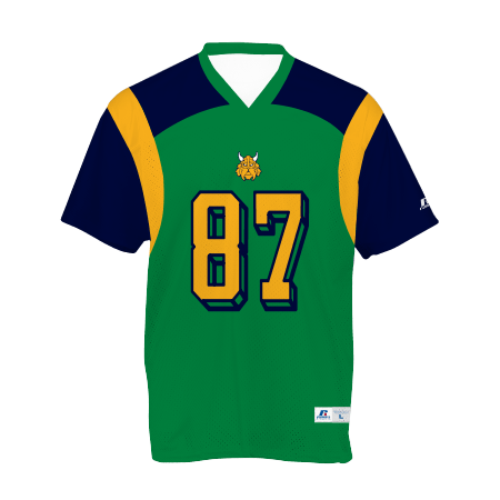 Russell Youth Freestyle Sublimated Flag Football Football Jersey Team Football Jerseys