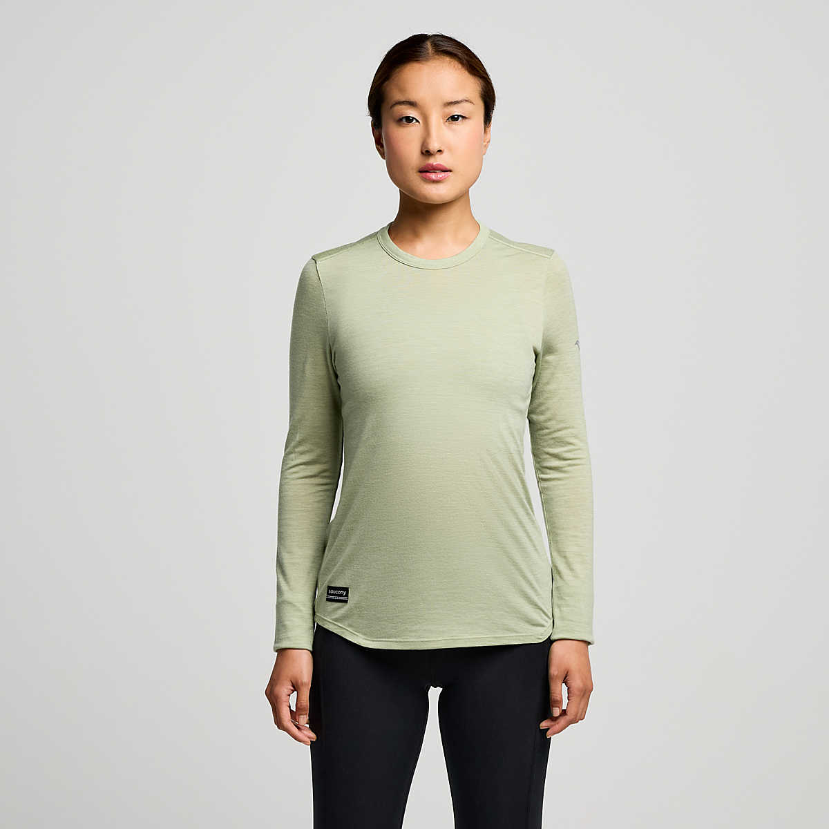 Saucony Women's Peregrine Merino Long Sleeve SAW800470 Womens Apparel Shirts & Tops
