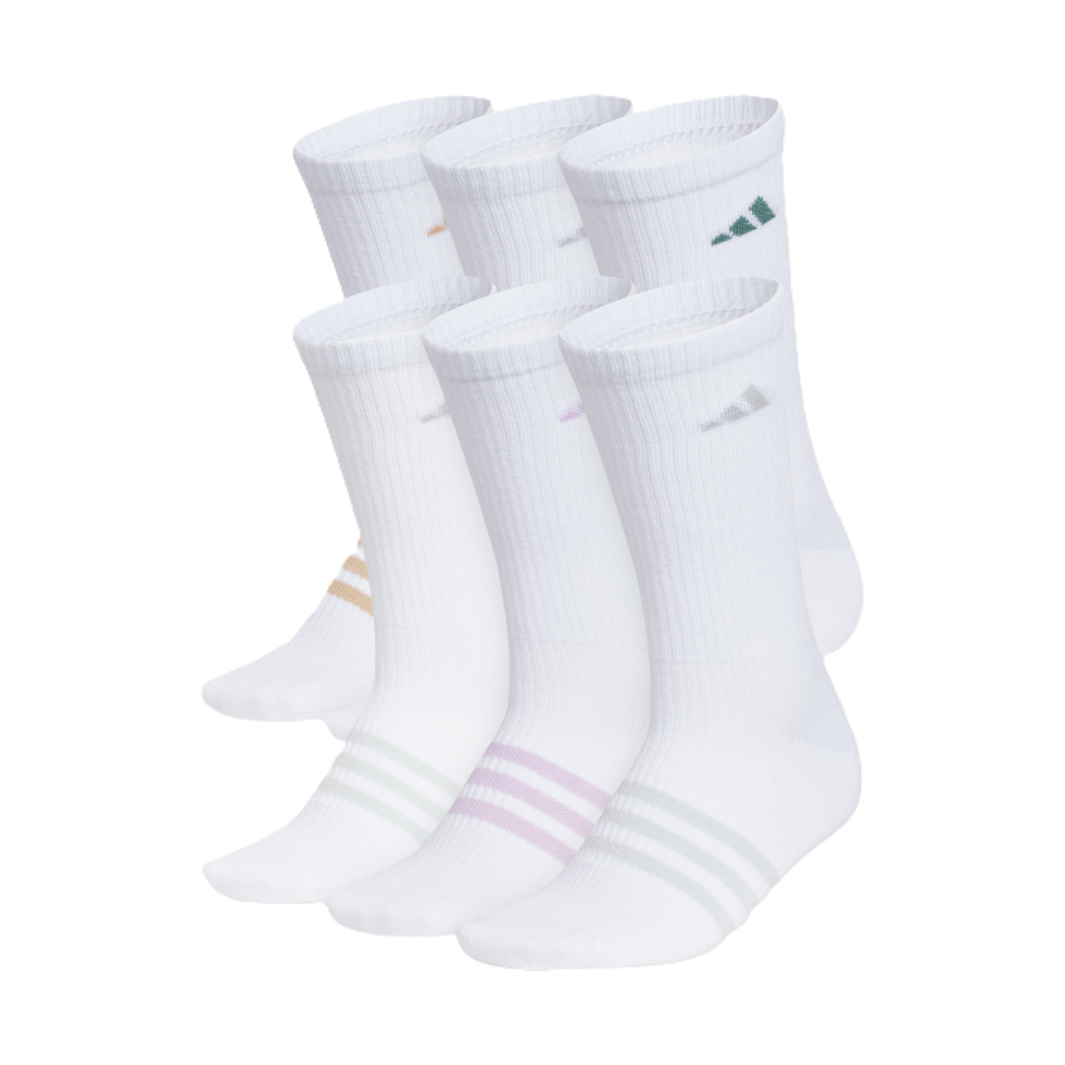 adidas Women's Superlite 3.0 6-Pack Crew-1
