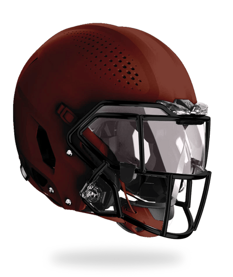 Vicis Zero2 Elite Youth Football Helmet with Titanium Facemask & Oakley Eye Shield Vicis