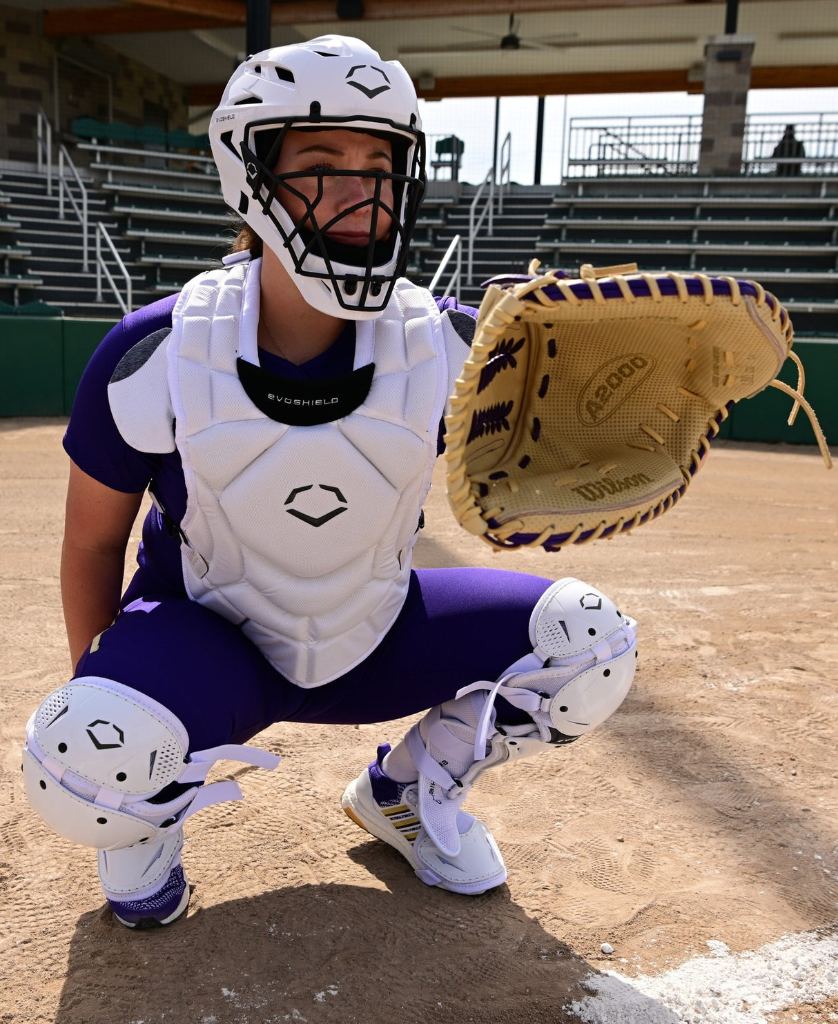 Evoshield Adult G2S Fastpitch Catchers Gear Kit Softball Catcher's Protective Equipment All