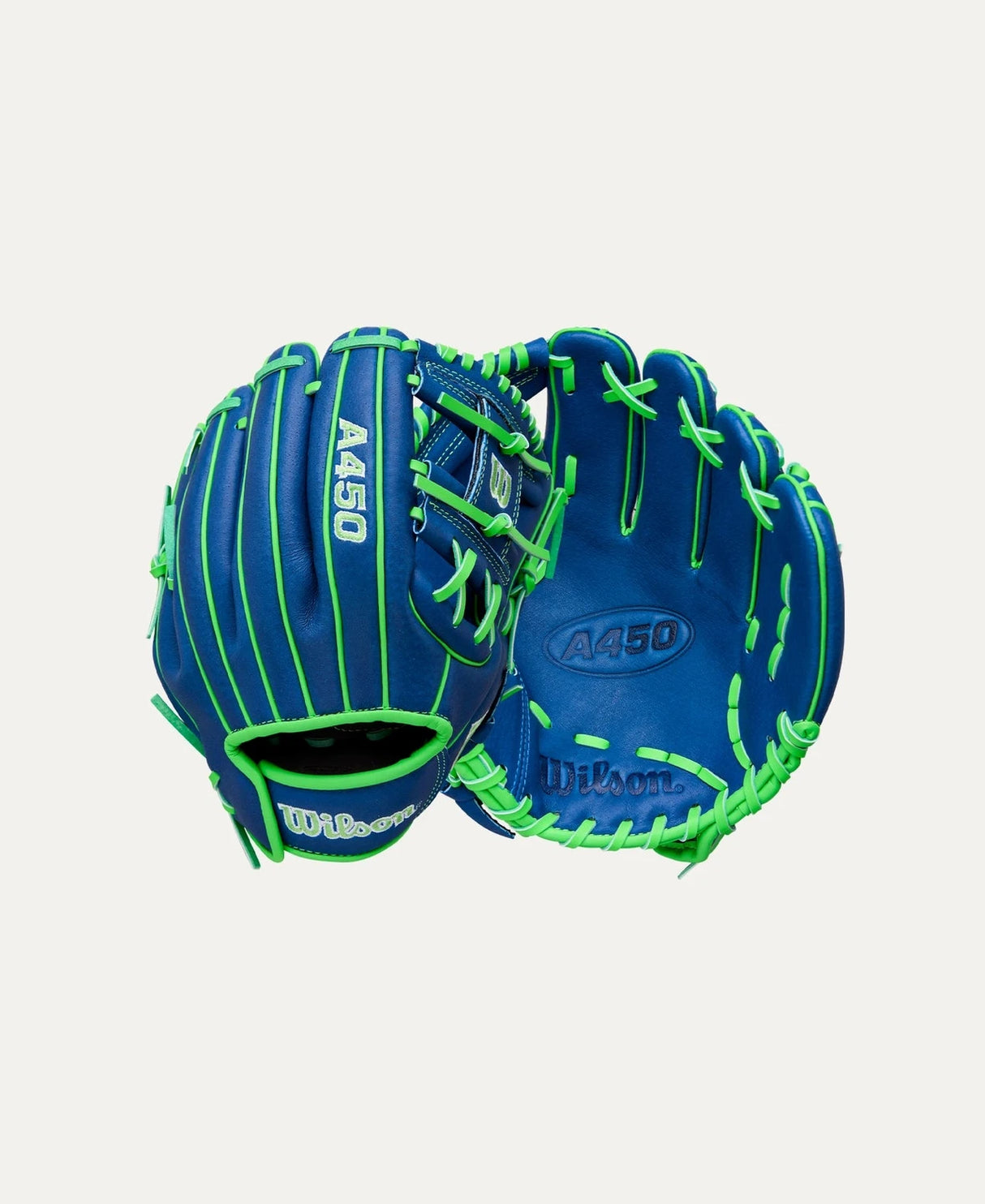 2026 Wilson A450 10.75" Youth Right Hand Throw Baseball Glove Baseball Gloves & Mitts All