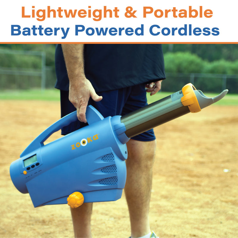 Zooka ZS740 Pitching Machine with Short Tripod Baseball Field Equipment All