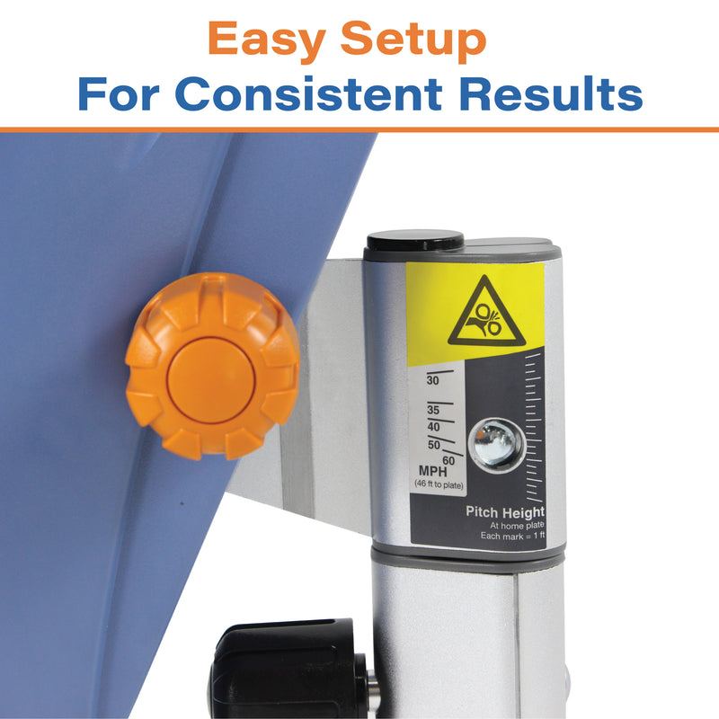 Zooka ZS740 Pitching Machine with Short Tripod Baseball Field Equipment All