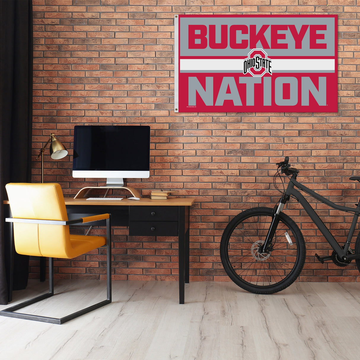 Rico Industries NCAA Ohio State Buckeyes Bold 3' x 5' Banner Flag-1