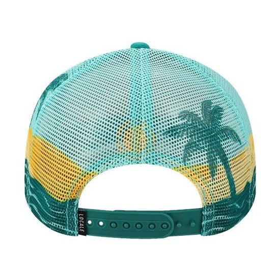 LOCALE Plain Front Five-Panel Trucker Cap-2