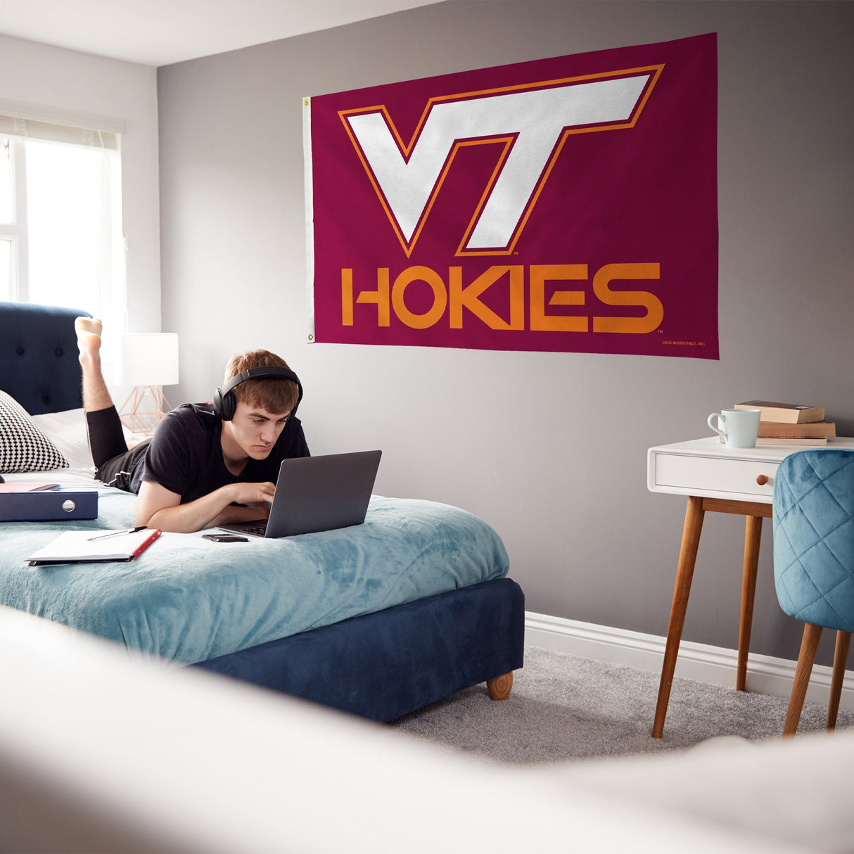 Rico Industries NCAA Virginia Tech Hokies Alternate 3' x 5' Banner Flag-3