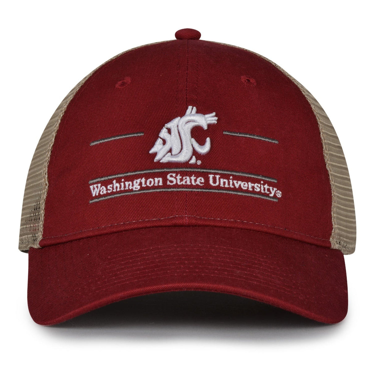 The Game Headwear Washington State Split Bar Trucker Hat