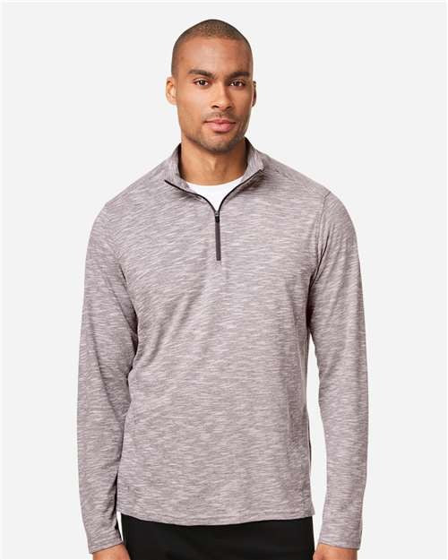 North End Men's Eclipse Jacquard Quarter-Zip Pullover-3