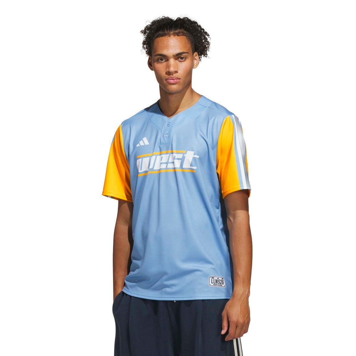 adidas Men's West Little League World Series Replica Jersey-1