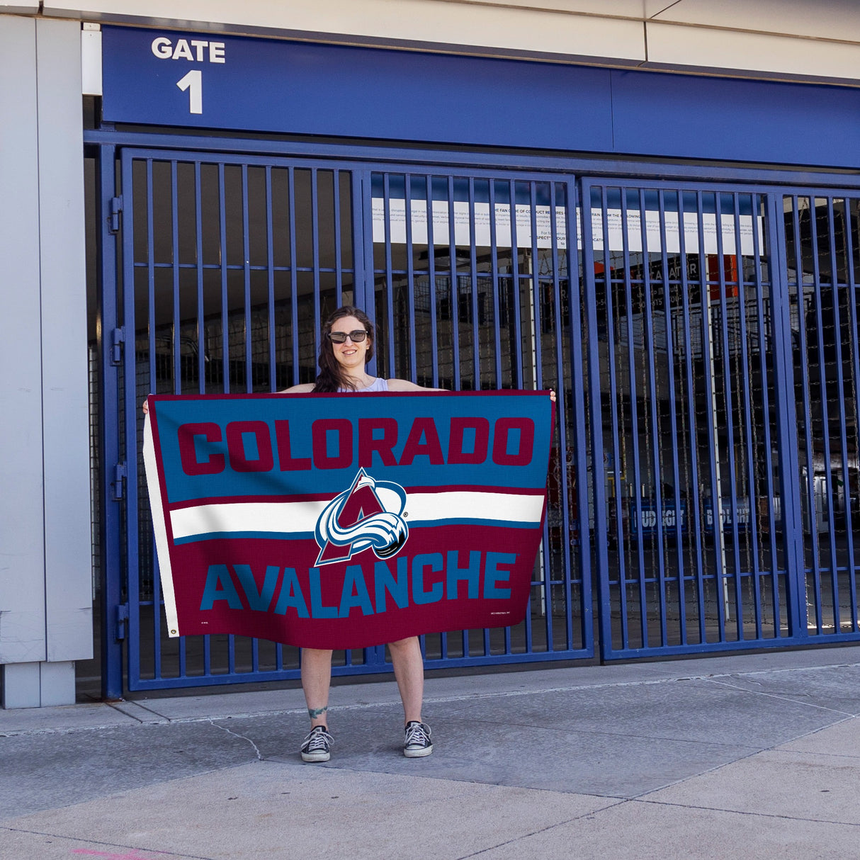 Rico Industries NHL Colorado Avalanche Bold 3' x 5' Banner Flag-3