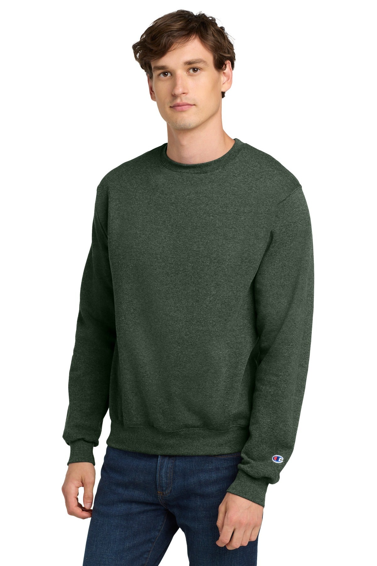 Champion Men's Powerblend Crewneck Sweatshirt Mens Apparel Sweatshirts & Fleece