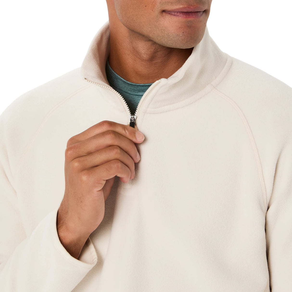 Asics Men's Refined Texture Fleece Half Zip Long Sleeve Top-4