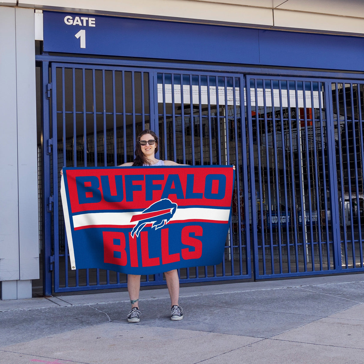 Rico Industries NFL Buffalo Bills Bold 3' x 5' Banner Flag-3