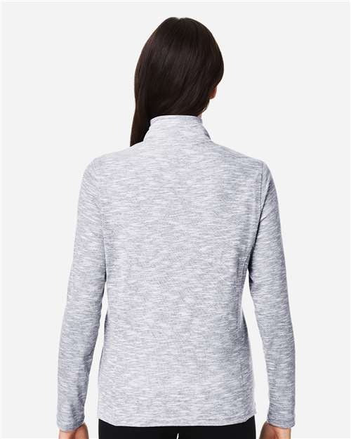North End Women's Eclipse Jacquard Quarter-Zip Pullover-5
