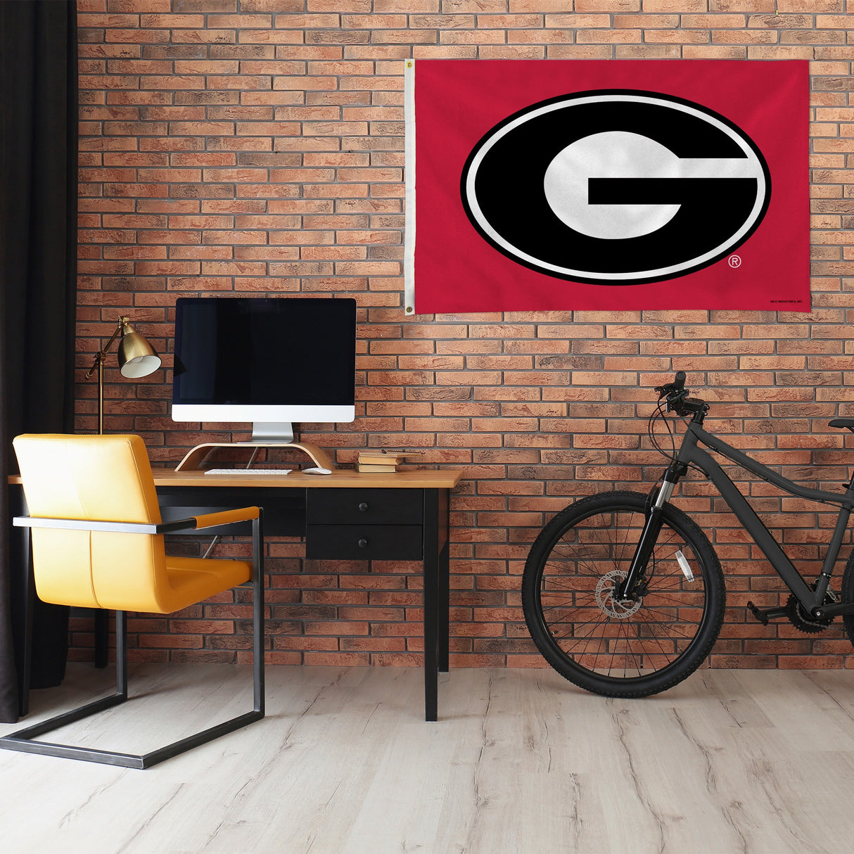 Rico Industries NCAA Georgia Bulldogs Primary 3' x 5' Banner Flag-1