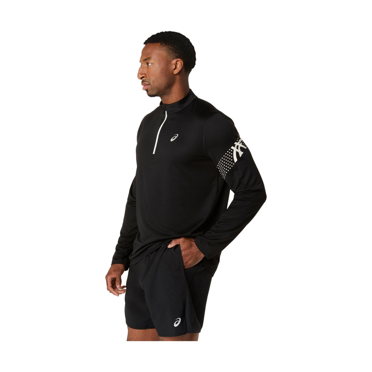 Asics Men's Icon Long Sleeve 1/2 Zip Top-3