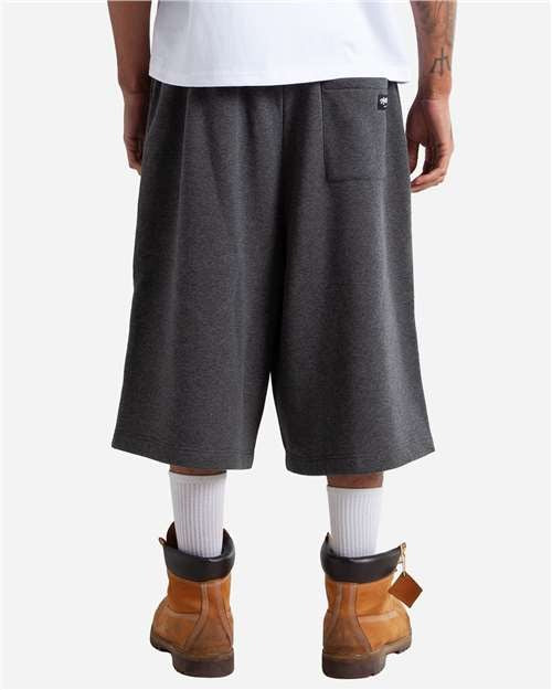 Shaka Wear Men's Baggy Fleece Shorts-2