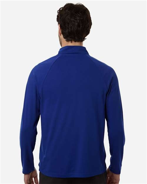 Devon & Jones Men's Seaton Pebble Textured Quarter-Zip Pullover-5