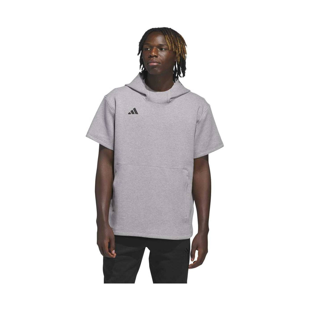 adidas Men's Dugout Short Sleeve Baseball Hoodie-3