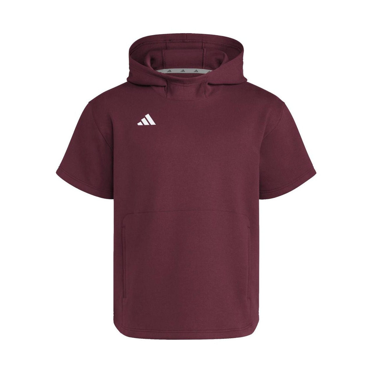 adidas Men's Dugout Short Sleeve Baseball Hoodie-1