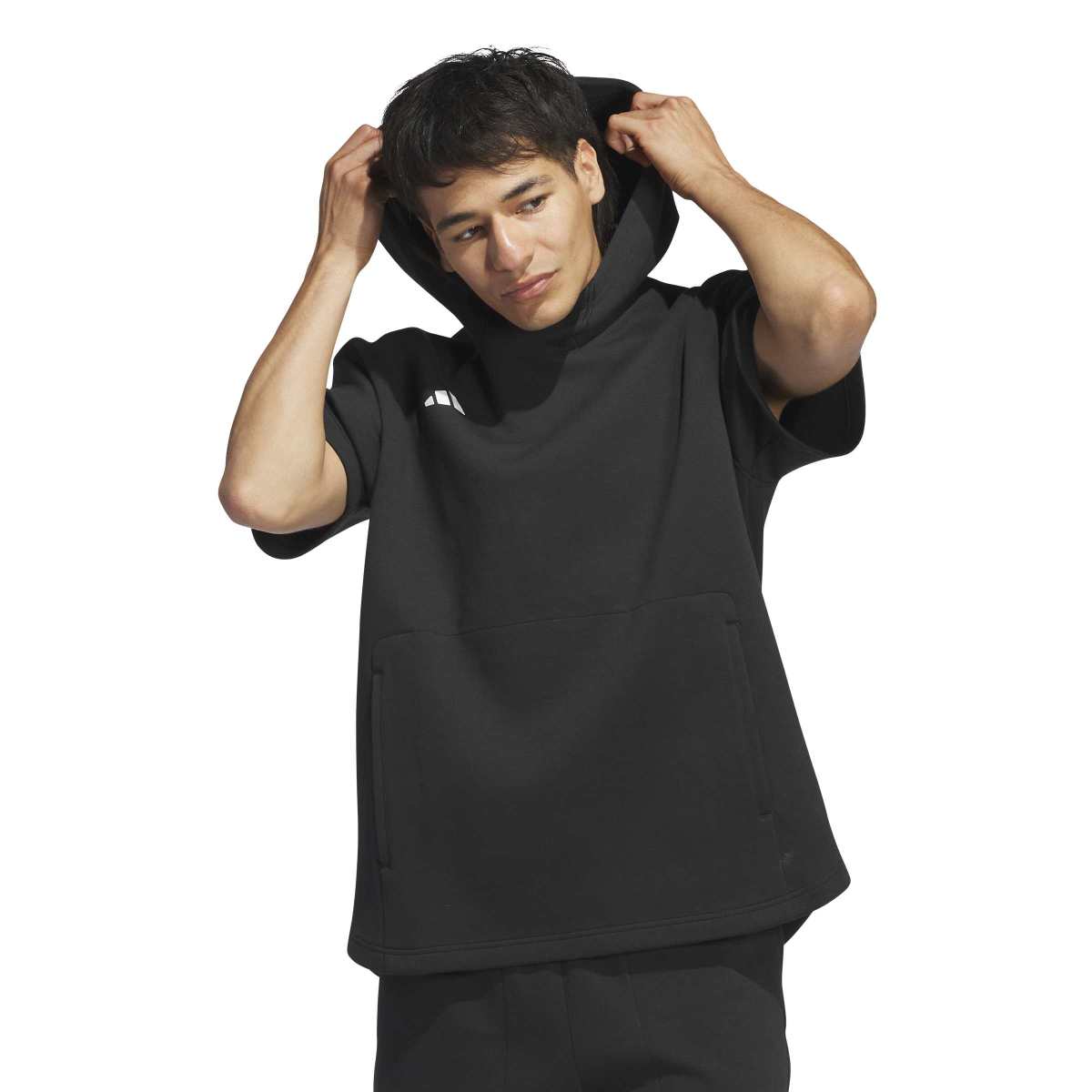 adidas Men's Dugout Short Sleeve Baseball Hoodie-3